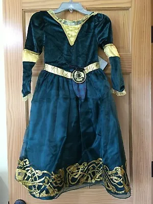 NWT Disney Store Merida Costume Girls Dress Up 45/67/89/10 Brave • $53.99