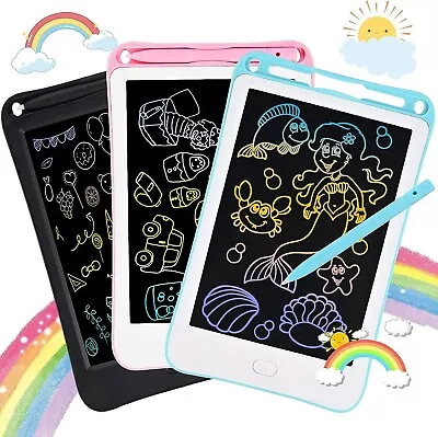 GOLDGE Doodle Board Kids Travel Toys For Girls Boys 3 Pack 8 Inch Magic Boards • $17.70