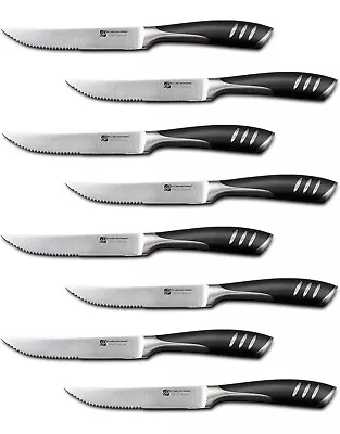 Premium 8-Piece German High Carbon Stainless Steel Steak Knife Set Double Full • $32