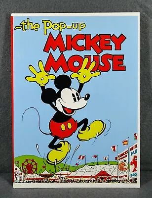 Mickey Mouse - The Pop-Up Book Applewood 1993 Hardcover Reprint From 1933 • $20