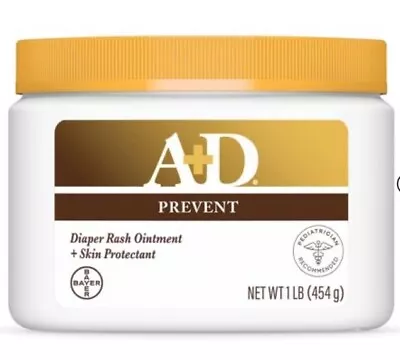 A+D Original Diaper Rash Topical Ointment & Skin Protectant Paraben Free 16 Oz • $19.99