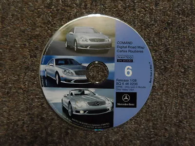 2008 Mercedes Benz COMAND Digital Road Map Ohio Valley CD#6 OEM FACTORY 08 • $21.95