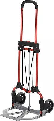 Magna Cart S-RS Personal MCI Folding Steel Hand Truck Red/Silver • $68.16