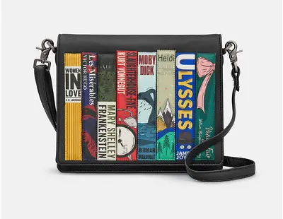 Bookworm Vegan Leather Cross Body Bag - Yoshi • £60