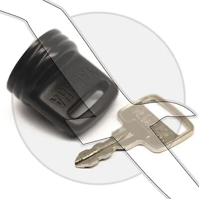 Yamaha Outboard # 753 Ignition Switch Key And Cap 90890-56015-00 703-82577-00-00 • $24.99
