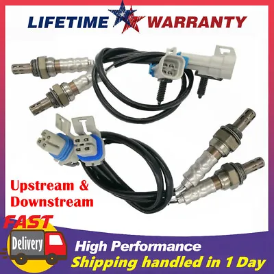 4PCS Upstream And Downstream O2 Oxygen Sensor For Chevy 1500 5.3L GMC 234-4668 • $45.99