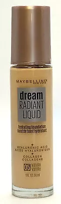 (1) Maybelline Dream Radiant Liquid Hydrating Foundation #05 Vanilla FREE SHIP • $6.89