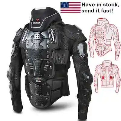 Full Body Armor Motorcycle Jacket Chest Back Protector Moto Body Armor Guard New • $92.10