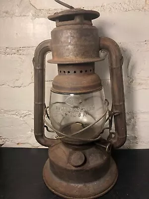 Vintage Dietz N.Y. USA Little Wizard Kerosene Lantern W/Clear 4H LOC-NOB Globe • $19.95