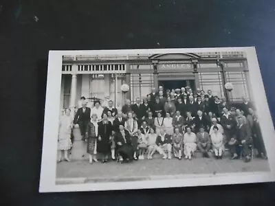 Guests Outside Angles Hotel Eastbourne Postcard Sussex • £5