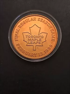 Coin-Maple Leaf Gardens Last Game Played Feb 13/99 Brilliant Uncirculated “READ” • $38.89