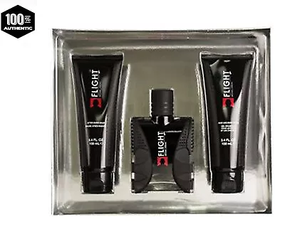 Michael Jordan Flight 3 Pc Gift Set-3.4 Oz EDT Sp+3.4 Oz H/B/Wash+A/S/Balm • $69.99