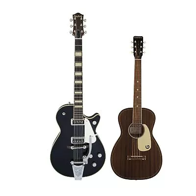 Gretsch G6128T-53 Vintage Select 53 Duo Jet Electric Guitar Black With Guitar • $2799.99