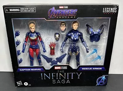 Marvel Legends Avengers Endgame Captain Marvel Rescue Armor Infinity Saga 2 Pack • $28