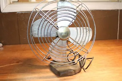 Vintage Art Deco Manning Bowman Model 10503 Electric Fan As Is Stainless Steel • $23.97