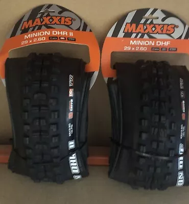 Maxxis  Minion DHF 29 X 2.6  &  Maxxis Minion DHR II  29 X 2.6  Tires  New • $139