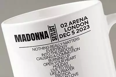 Madonna London December 5 2023 Setlist Mug • £14.99