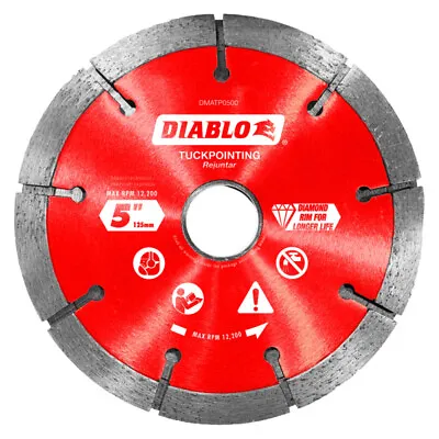 New Freud Diablo Dmatp0500 Masonary Diamond Segmented 5  Saw Blade Tuck Point • $36.99