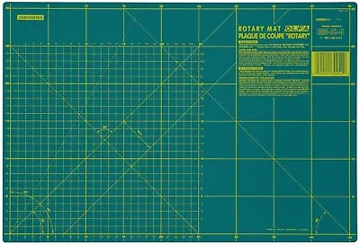 OLFA Double Sided Self Healing Rotary Cutting Mat 45 X 30cm 12 X 18 Inch • £17.09