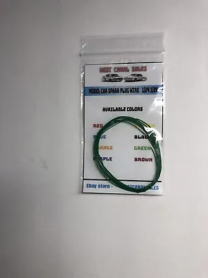 5 Feet Green Spark Plug Wire For 1/24 1/25 Scale Model Car • $3.95