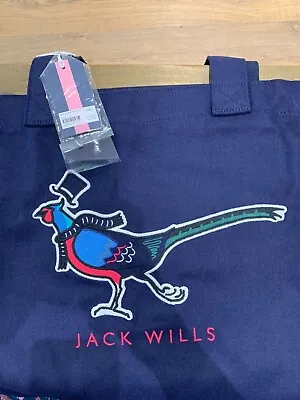 £19.95 • Buy Jack Wills Tote Bag Navy Blue BNWT