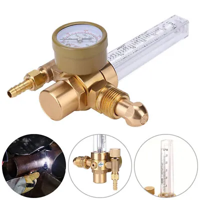 Gas Regulator Flow Meter Argon CO2 Mig Tig Pressure Reducer Welding Gauge Au New • £20.61