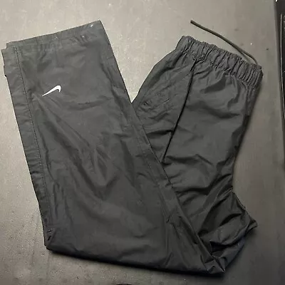 Vintage Nike Golf Storm-Fit Windbreaker Pants Waterproof Black Large 410872-010 • $40