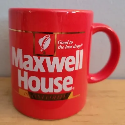 Vintage NOS - 1980s Maxwell House Instant Coffee - Advertising Tea Mug Japan • $19.99