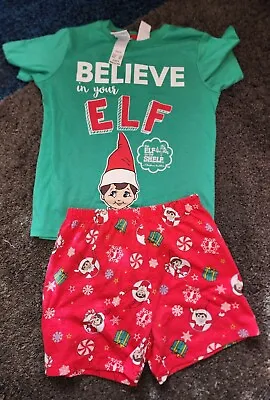 $7 • Buy Kids Elf On The Shelf Pyjama Set Size 6