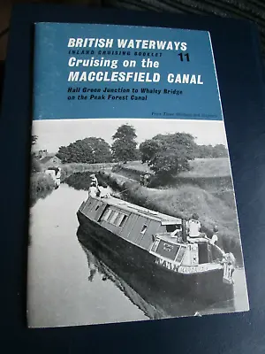 £1.99 • Buy Cruising On The Macclesfield Canal, British Waterways Booklet 11