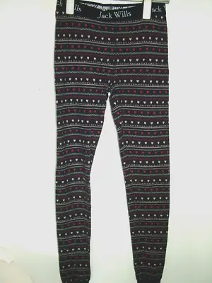 Pyjama Bottoms Leggings Style 8 Jack Wills Elastic Waist Stripe Hearts Stretch • £3.99