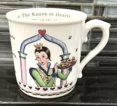 Vtg Royal Worcester Coffee Mug Nursery Rhymes Queen Of Hearts Fine Bone China • $19.88