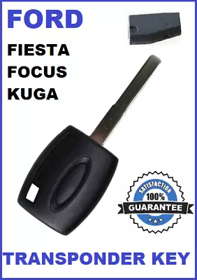 Transponder Car Key Suitable For Ford Focus Fiesta Kuga    • $14.95