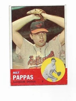 1963 Topps Baseball #358 Milt Pappas  Baltimore Orioles EXMINT  • $3