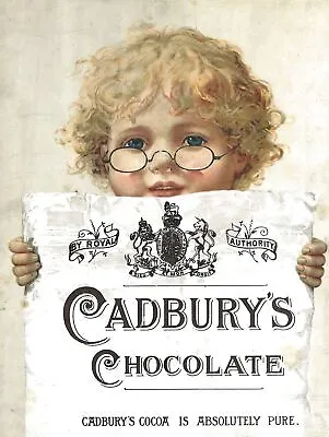 Metal Vintage Retro Shabby-chic Tin Sign Cadbury's Wall Plaque Man Cave  Kitchen • £3.93