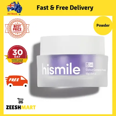 Hismile V34 Colour Corrector Powder Purple Teeth Whitening Tooth Stain Removal • $27.96