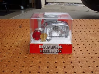 Vintage Dorcy Bike Pals E-12 Deluxe 12v Super Bright Generator Lighting Set New • $89.99