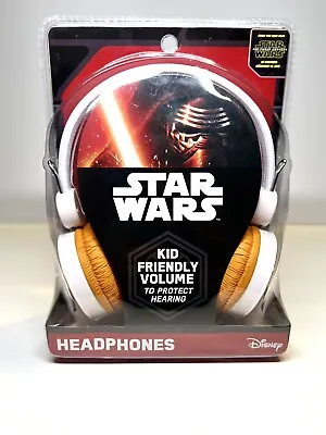 Disney Star Wars Headphones Kid Friendly Volume C3PO R2D2 BB8 New Sealed! • $25