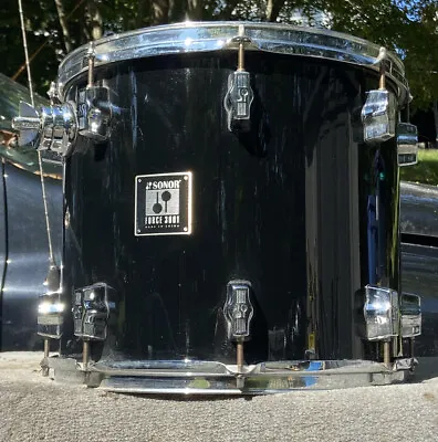 SONOR 3001 14” Black LACQUER Tom DRUM • $180