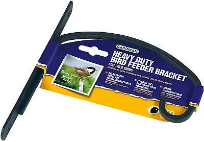 Gardman Bird Feeder Bracket Black 13.5 X 13.5 X 28.5 Cm • £10.70