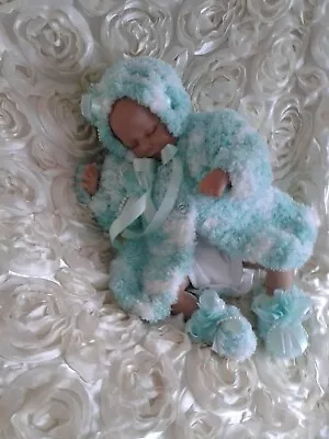 Hand Knitted  Dolls Clothes / Outfit  / Premature / Or  Reborn Doll 16  17  • £13.99