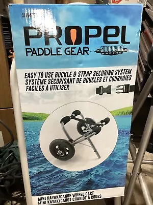 Propel Paddle Gear Shoreline Marine Mini Kayak/Canoe Wheel Cart SLPG40245 NIB • $20