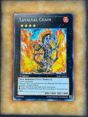 Yugioh Lavalval Chain HA07-EN019 Secret Rare 1st Ed NM • $9.99