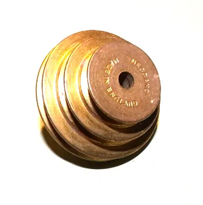 Meccano Cone Pulley Part 123 Machined Brass Type • £7.50