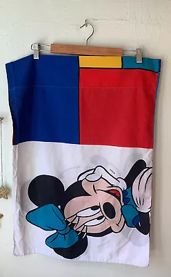 Vtg Minnie And Mickey Mouse Pillow Case Standard • $9.99