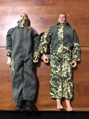 Lot Of 2 Vintage Doll Lieutenant Extreme Possable Joints Play 12 Inch Military • $19.99