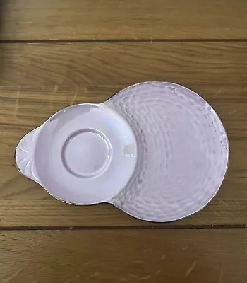 £9.99 • Buy Vintage Maling Purple Lustre Ware Tennis Saucer & Plate