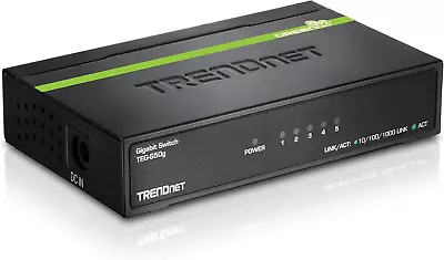 5-Port Unmanaged Gigabit Network Ethernet Switch Teg-S50G Desktop Ethernet Net • $23.98