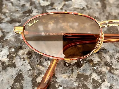 Womens Ray-Bay Sunglasses Retro Vintage 1990’s Rituals Model With Original Case • £29.50