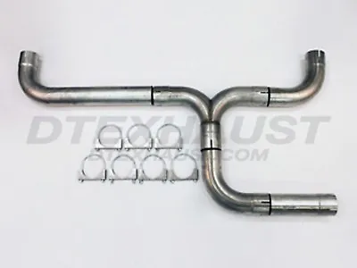 Dk-400 Exhaust 409 Stainless Diesel Dual Stack Kit 4 Inch Different Trends  • $369.99